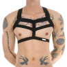 MenSexyWear Harnais élastique Multi Band Noir